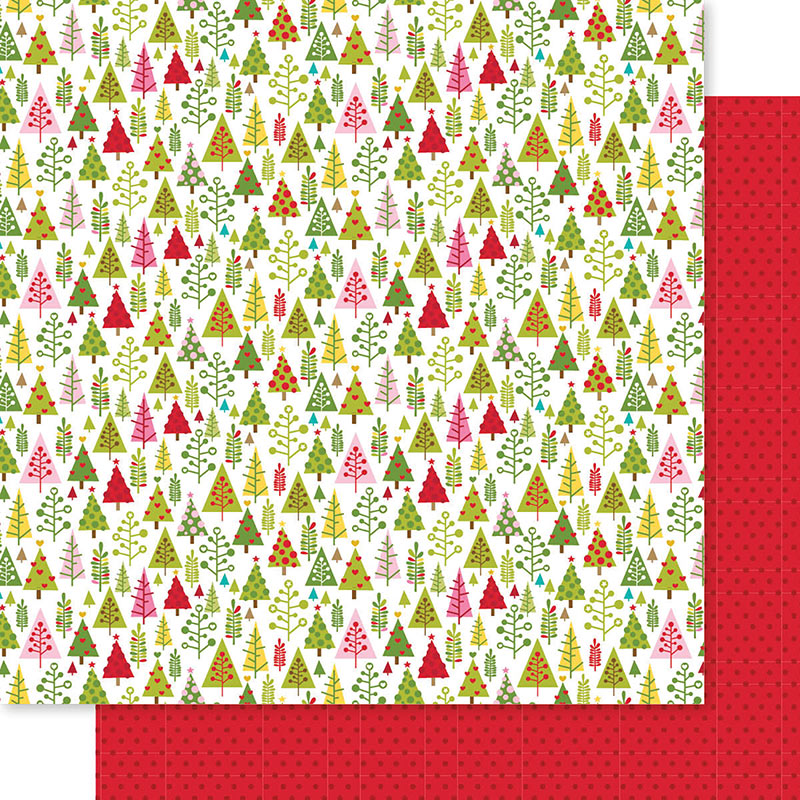Tree Trimming Double Sided Cardstock (25 pc)