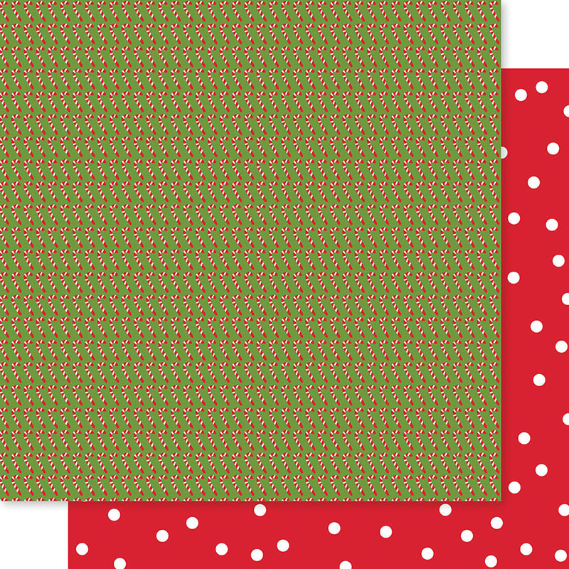Candy Canes Double Sided Cardstock (25 pc)