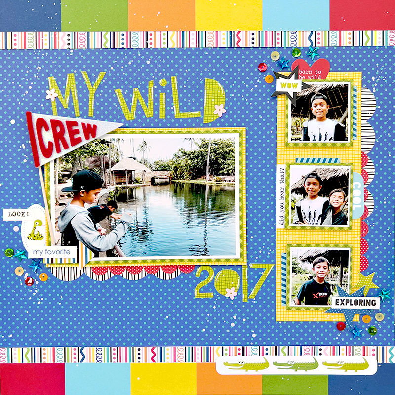 My Wild Crew Family Single Page Kit